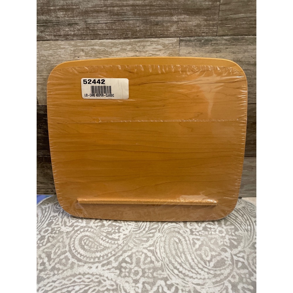 Longaberger Woodcrafts Classic Card Keeper‎ Lid Tray New Sealed Display  52442
